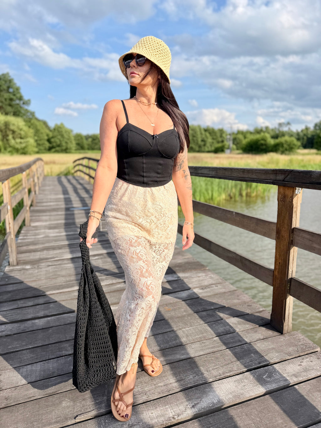 Spódnica koronkowa