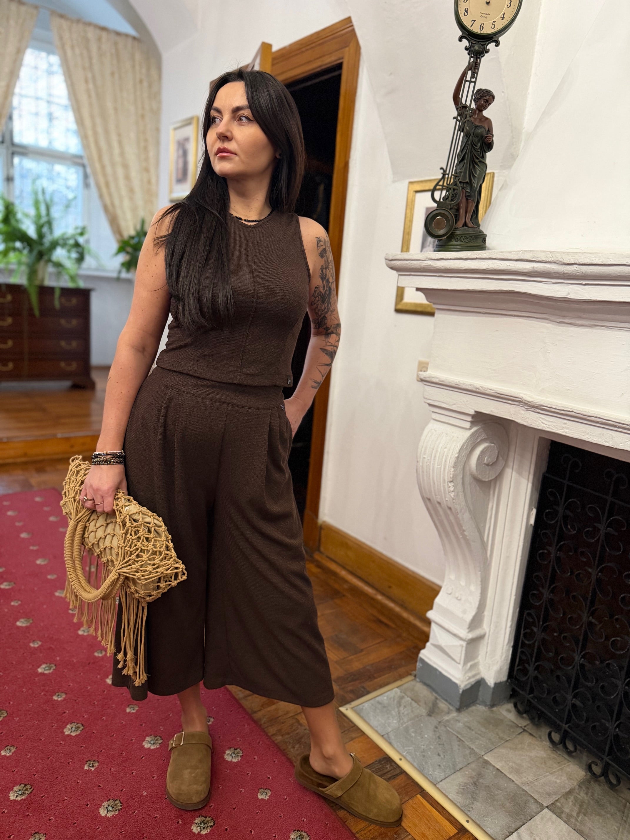 Komplet MIA & NADA czekoladowy