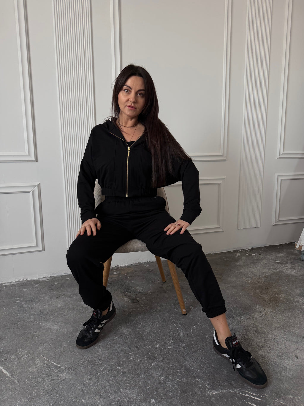 Bluza AMARA  czarna 100% bawełna