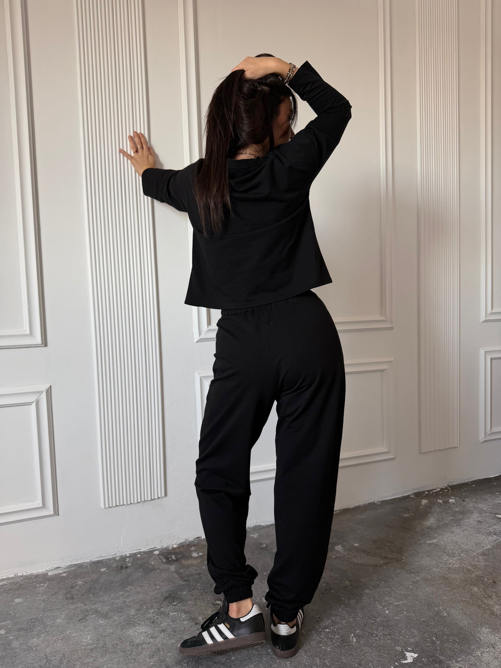 Dres OMIRA czarny 100% bawełny