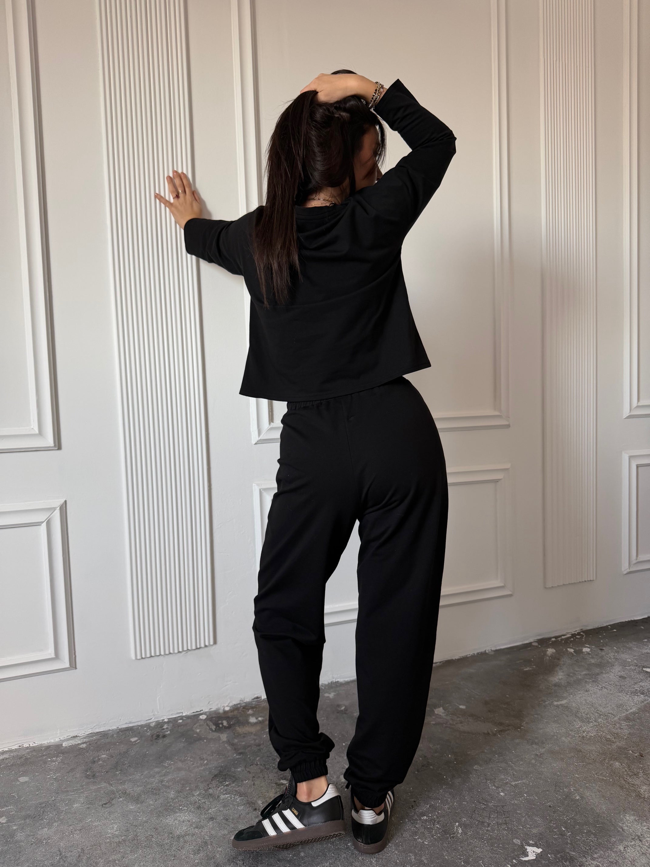 Dres OMIRA czarny 100% bawełny