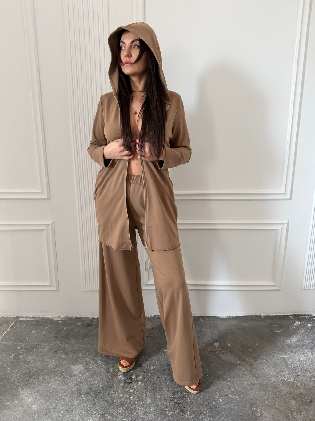 Bluza TAMARA 100% bawełna karmelowa