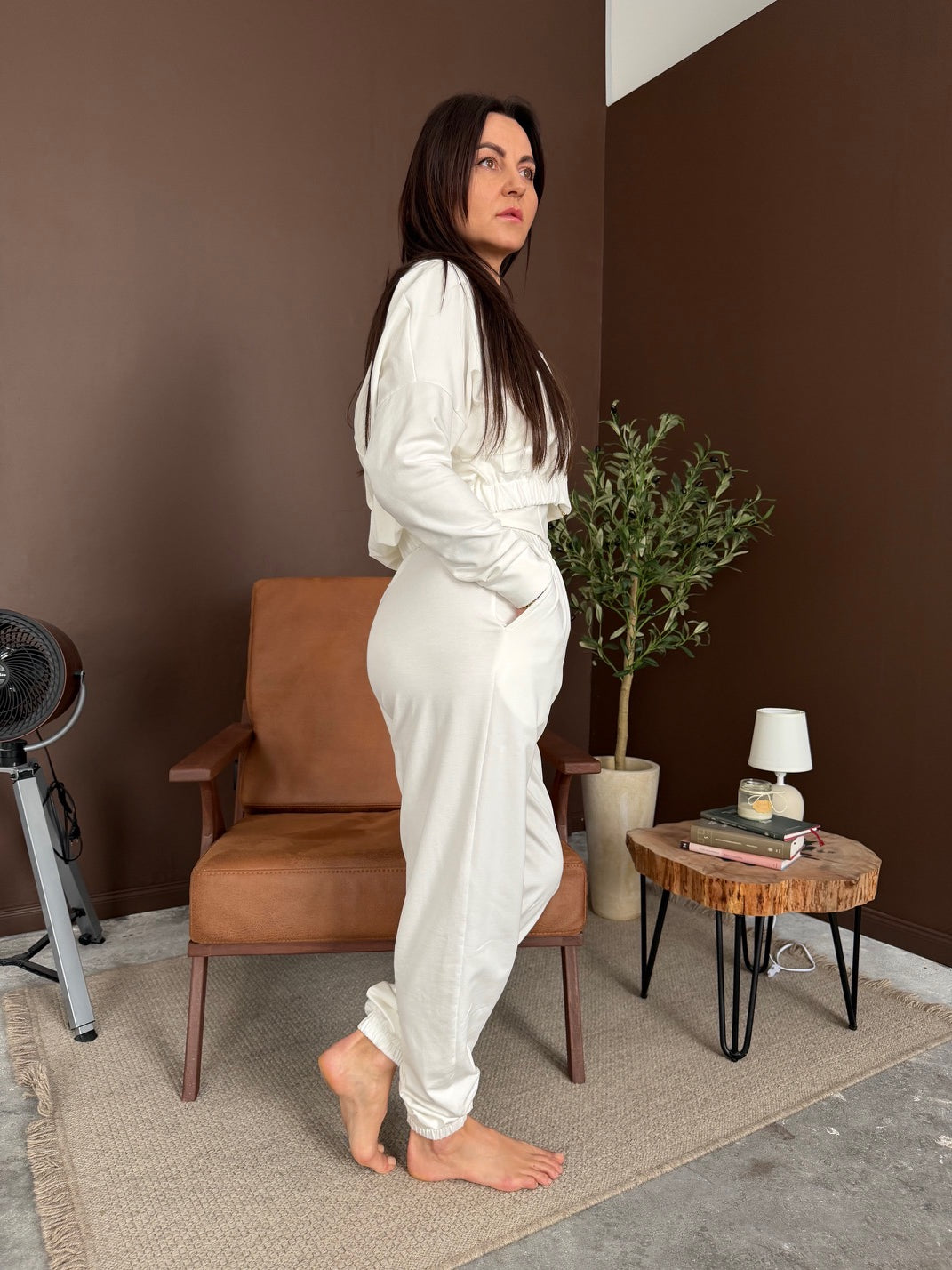 Bluza AMARA ecru 100% bawełna