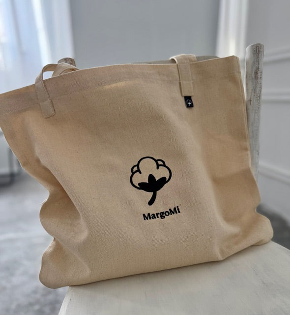 Torebka MARGOMI 100% bawełna KREMOWA