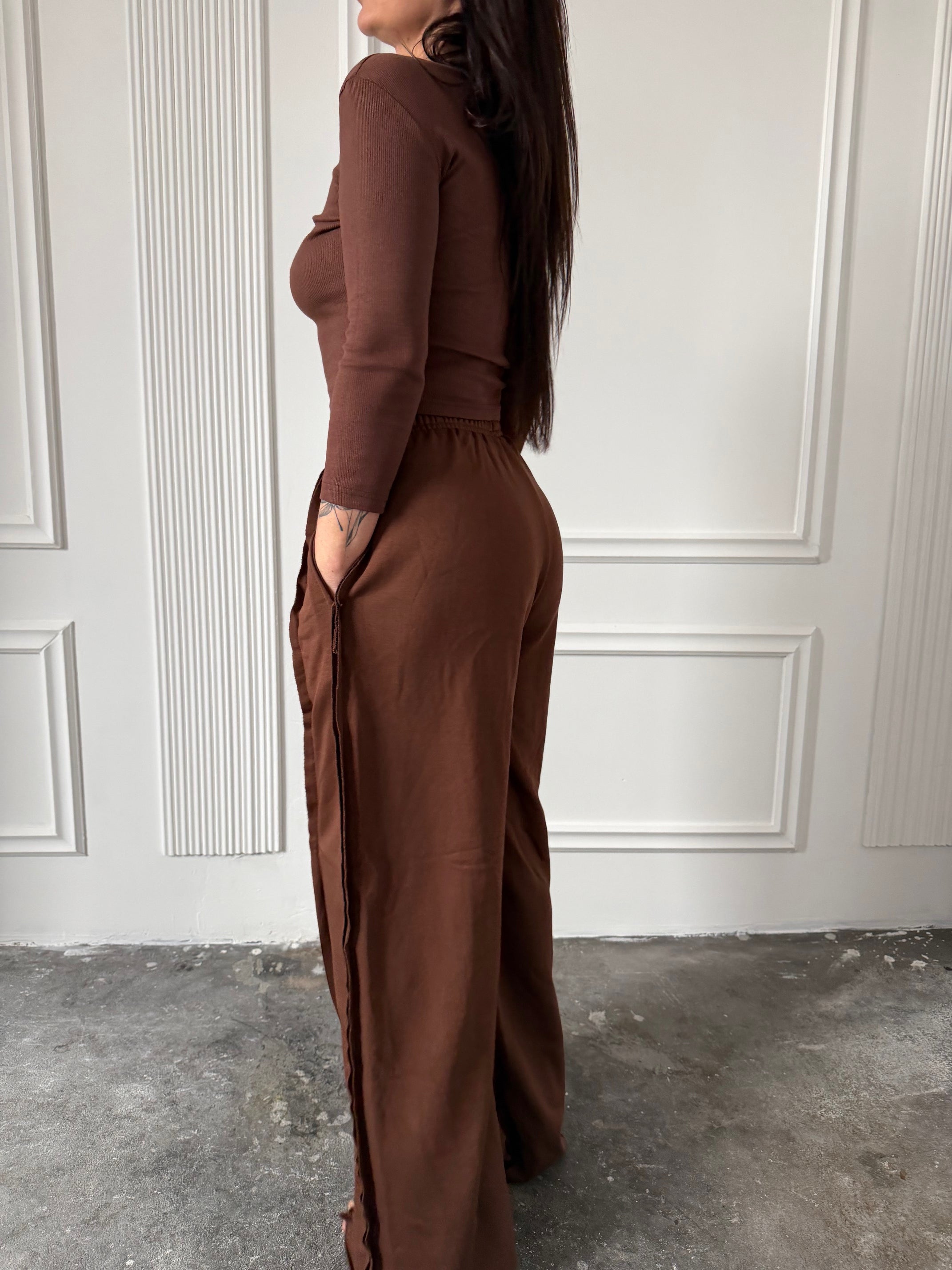 Dres czekoladowy