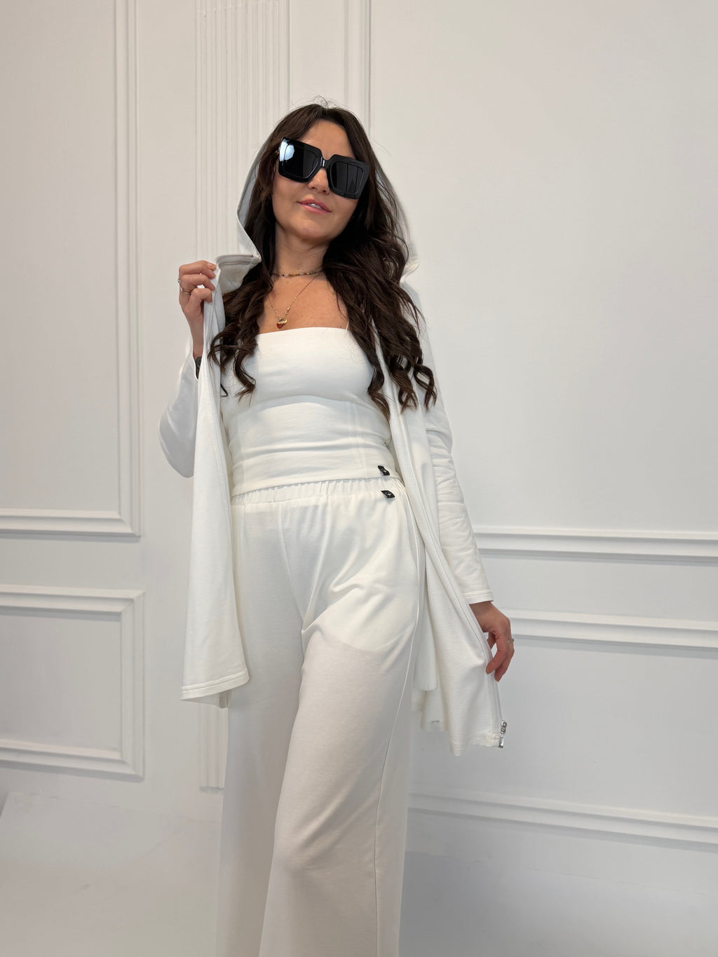 Dres TAMARA ecru 100% bawełna